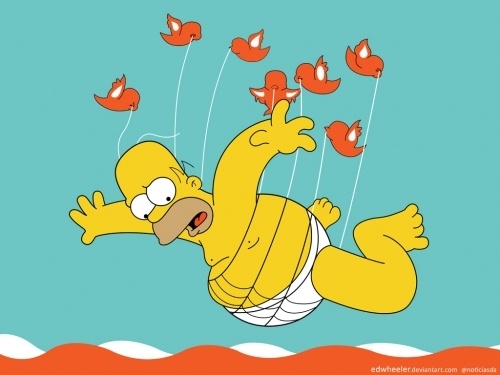 Homer Twitter whale